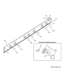 03 - Control Panel parts for Ge Cooktop ZGU48N6RH3SS from AppliancePartsPros.com