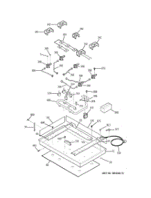 02 - Gas & Burner Parts parts for Ge Cooktop JGP963SEC2SS from AppliancePartsPros.com