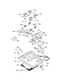 02 - Burner Parts parts for Ge Cooktop JGP932TEC1WW from AppliancePartsPros.com