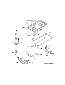 03 - Gas & Burner Parts parts for Ge Cooktop JGP979BEF1BB from AppliancePartsPros.com