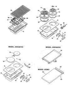 03 - Accessory Modules parts for Ge Cooktop JXDL451N1 from AppliancePartsPros.com