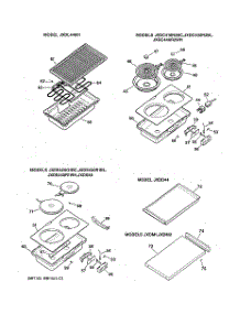 02 - Accessory Modules parts for Ge Cooktop JP389WD1WWC from AppliancePartsPros.com