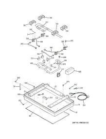02 - Gas & Burner Parts parts for Ge Cooktop JGP628WEC2WW from AppliancePartsPros.com