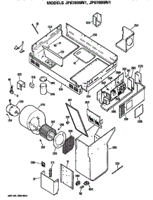 Blower parts for Ge Cooktop JP679B9N1 from AppliancePartsPros.com