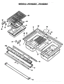 Cooktop parts for Ge Cooktop JP679B9N1 from AppliancePartsPros.com