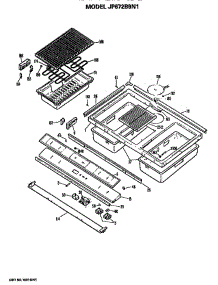 Cooktop parts for Ge Cooktop JP672B9N1 from AppliancePartsPros.com