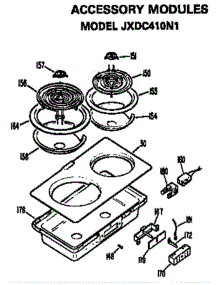 Accessory Modules parts for Ge Cooktop JP672B9N1 from AppliancePartsPros.com