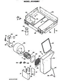 Blower parts for Ge Cooktop JP370B9N1 from AppliancePartsPros.com