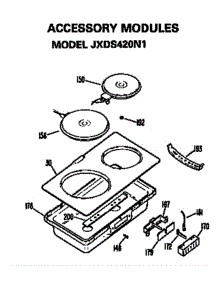 Accessory Modules parts for Ge Cooktop JP672B9N1 from AppliancePartsPros.com