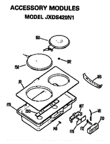 Accessory Modules parts for Ge Cooktop JP370B9N1 from AppliancePartsPros.com