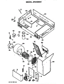 Blower parts for Ge Cooktop JP672B9N1 from AppliancePartsPros.com