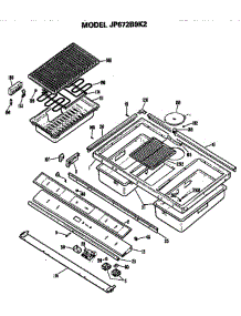 Cooktop parts for Ge Cooktop JP672B9K2 from AppliancePartsPros.com