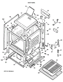 03 - Body Parts parts for Ge Range JGBS04GEV2AD from AppliancePartsPros.com
