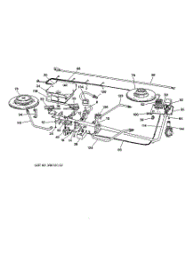 02 - Burner Parts parts for Ge Cooktop ZGU665BEX1BG from AppliancePartsPros.com
