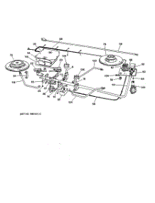 02 - Burner Parts parts for Ge Cooktop JGP645WEX1WW from AppliancePartsPros.com
