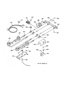 02 - Gas & Burner Parts parts for Ge Cooktop JGP319EP3AD from AppliancePartsPros.com