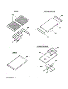 02 - Accessory Modules parts for Ge Cooktop JGP389BEVBB from AppliancePartsPros.com