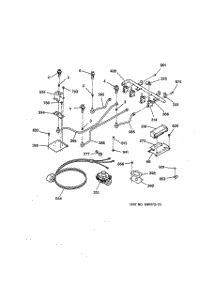 02 - Gas & Burner Parts parts for Ge Cooktop JGP326AEV1AA from AppliancePartsPros.com