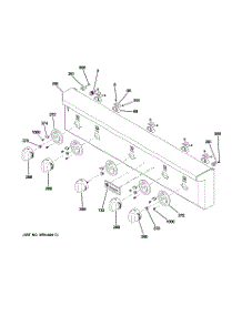 02 - Control Panel parts for Ge Cooktop ZGU364LRP4SS from AppliancePartsPros.com