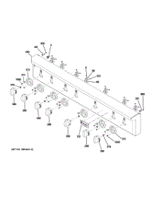 02 - Control Panel parts for Ge Cooktop ZGU486LRP4SS from AppliancePartsPros.com