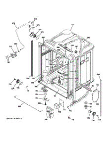 02 - Body Parts parts for Ge Dishwasher PDW8900L00WW from AppliancePartsPros.com