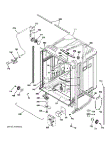 02 - Body Parts parts for Ge Dishwasher PDW8900N00BB from AppliancePartsPros.com