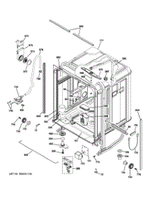 02 - Body Parts parts for Ge Dishwasher PDW8281J10SS from AppliancePartsPros.com