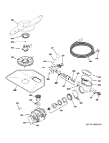 05 - Motor-Pump Mechanism parts for Ge Dishwasher PDW8281J10SS from AppliancePartsPros.com
