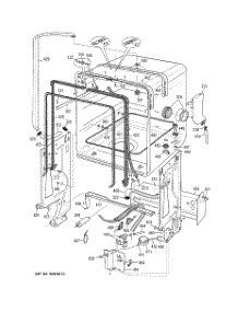 03 - Liner Assembly parts for Ge Dishwasher ZBD6500G01SS from AppliancePartsPros.com