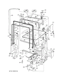 03 - Liner Assembly parts for Ge Dishwasher ZBD6605G01SS from AppliancePartsPros.com