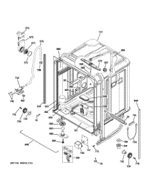 02 - Body Parts parts for Ge Dishwasher PDW8280J10SS from AppliancePartsPros.com