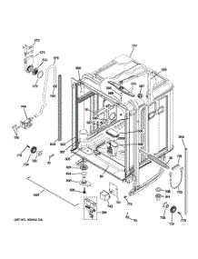 02 - Body Parts parts for Ge Dishwasher PDW8280N00SS from AppliancePartsPros.com