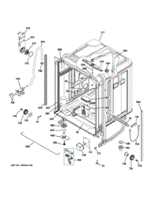 02 - Body Parts parts for Ge Dishwasher PDW8700J03BB from AppliancePartsPros.com