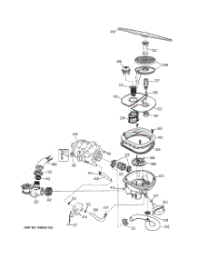 04 - Sump Assembly parts for Ge Dishwasher ZBD6600G05SS from AppliancePartsPros.com