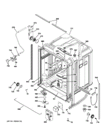 02 - Body Parts parts for Ge Dishwasher PDW8900N20BB from AppliancePartsPros.com