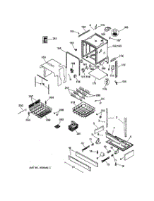 02 - Body Parts & Tirm parts for Ge Dishwasher ZBD5700F00WW from AppliancePartsPros.com
