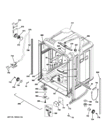 02 - Body Parts parts for Ge Dishwasher PDW8800J10CC from AppliancePartsPros.com