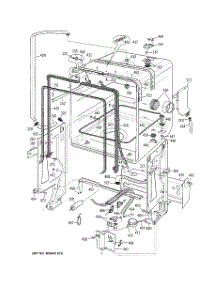 03 - Liner Assembly parts for Ge Dishwasher ZPRO7000SK00 from AppliancePartsPros.com