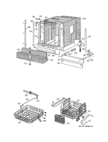 02 - Basket & Wrap Assembly parts for Ge Dishwasher ZBD6605G03SS from AppliancePartsPros.com