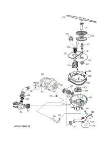 04 - Sump Assembly parts for Ge Dishwasher ZBD6605G03SS from AppliancePartsPros.com