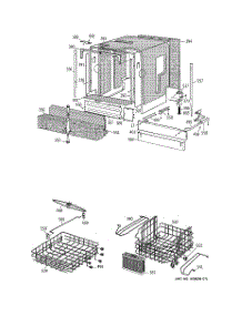 02 - Basket & Wrap Assembly parts for Ge Dishwasher ZBD7105G03SS from AppliancePartsPros.com