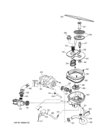 04 - Sump Assembly parts for Ge Dishwasher ZBD6700G03WW from AppliancePartsPros.com