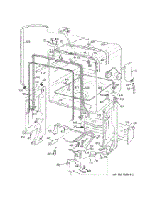 03 - Liner Assembly parts for Ge Dishwasher PDW8000G01CC from AppliancePartsPros.com