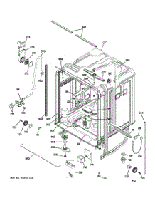 02 - Body Parts parts for Ge Dishwasher PDW8510J01WW from AppliancePartsPros.com