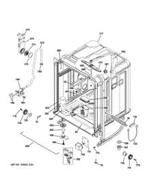 02 - Body Parts parts for Ge Dishwasher PDW8280N20SS from AppliancePartsPros.com