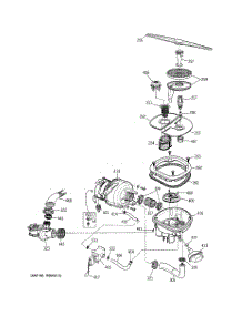 04 - Sump Assembly parts for Ge Dishwasher ZBD6600G00SS from AppliancePartsPros.com