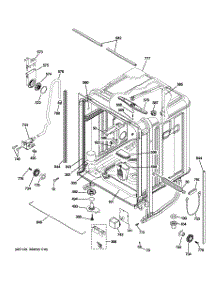 02 - Body Parts parts for Ge Dishwasher PDW8612J10WW from AppliancePartsPros.com