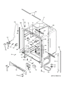 02 - Body Parts parts for Ge Dishwasher PDW7712N10SS from AppliancePartsPros.com
