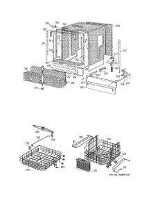 02 - Basket & Wrap Assembly parts for Ge Dishwasher ZBD7105G01SS from AppliancePartsPros.com