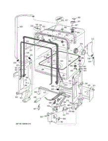 03 - Liner Assembly parts for Ge Dishwasher ZBD7100G02SS from AppliancePartsPros.com